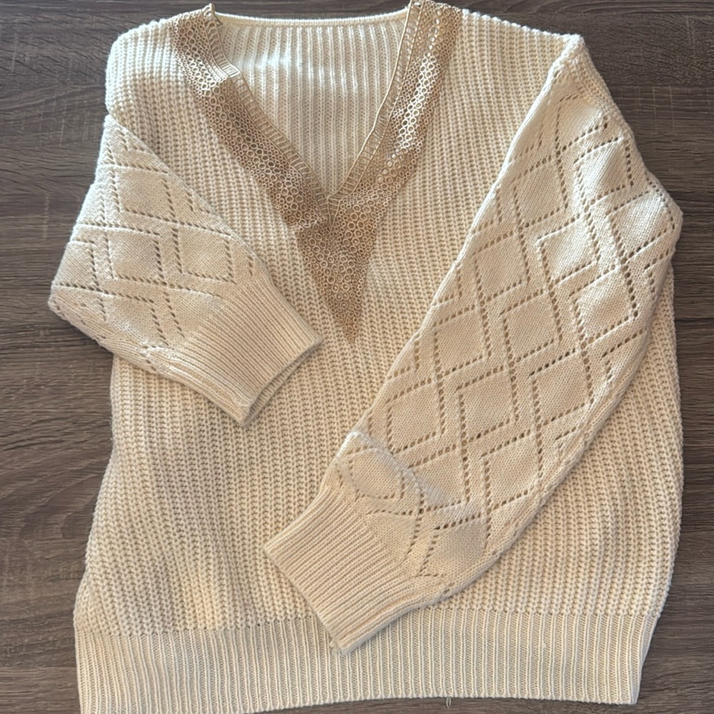 V-neck sweater